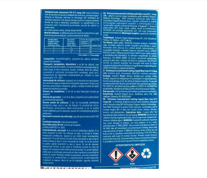 Drivemax antigel G11 1L [2]