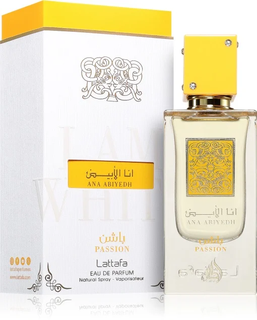 Ana Abiyedh Passion, Lattafa 60 ml, apa de parfum, unisex [2]
