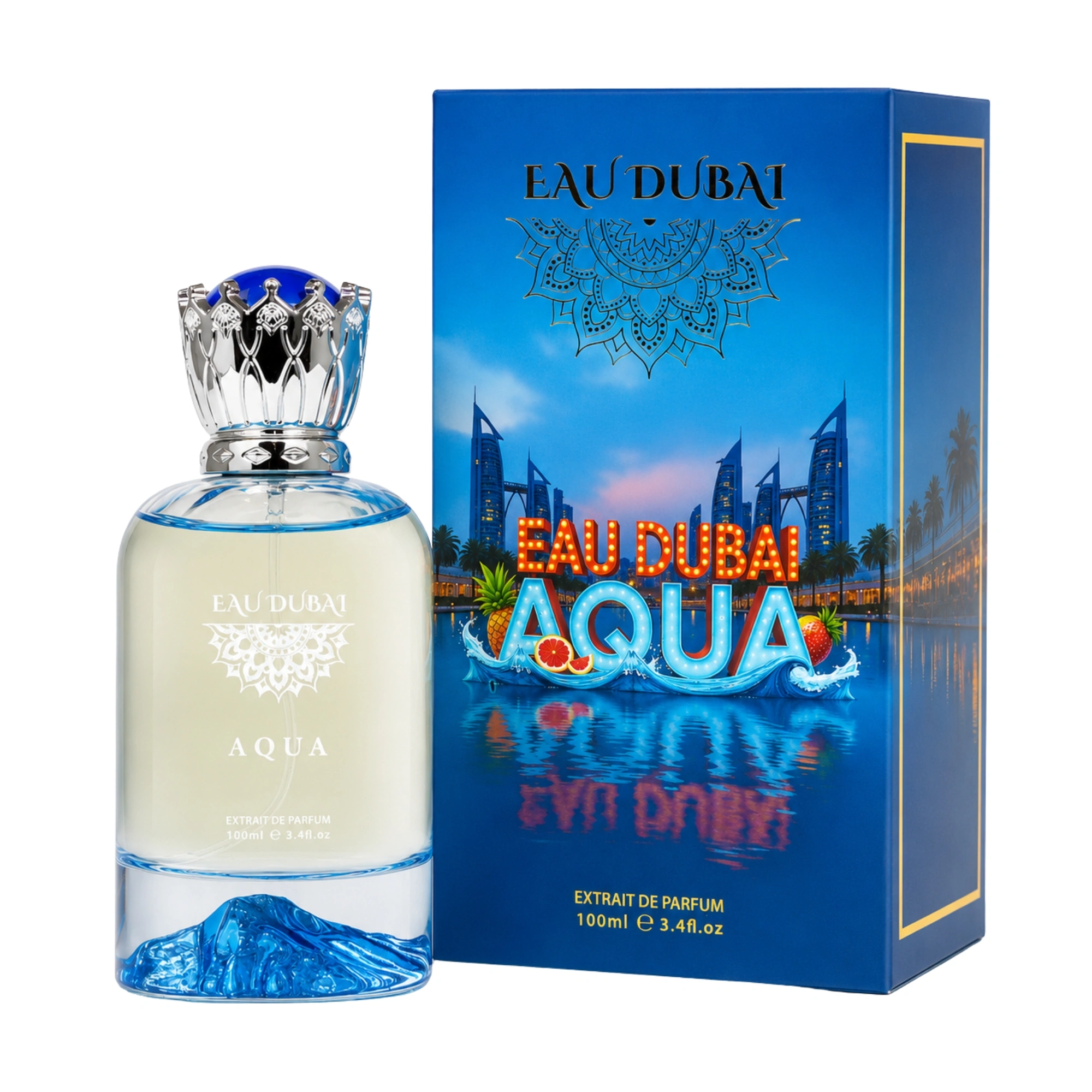 Aqua – Extract de Parfum, Barbati, 100 ML – inspirat de Creed Aventus mix Oud for Greatness [2]