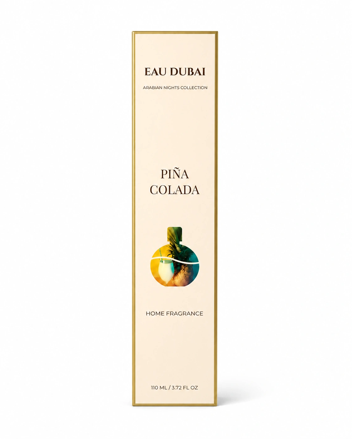 Difuzor de parfum pentru cameră, Pina Colada, Difuzor cu bețișoare, 110 ml [3]