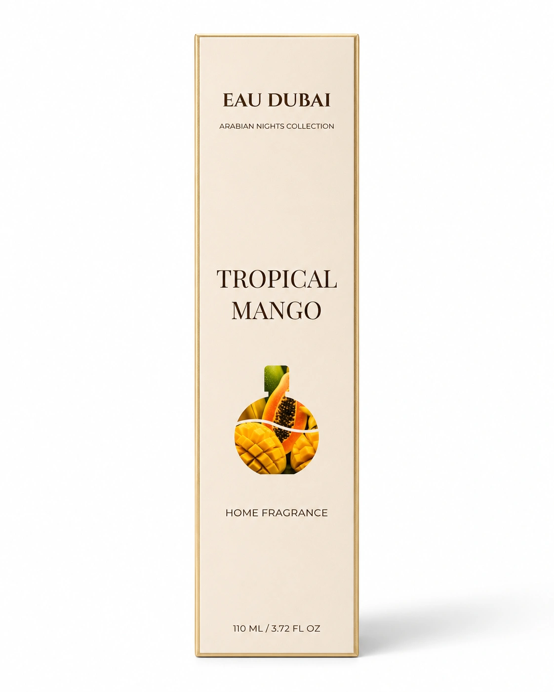 Difuzor de parfum pentru cameră, Tropical Mango, Difuzor cu bețișoare, 110 ml [3]