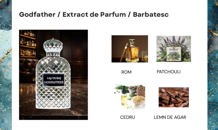 Godfather – Extract de parfum, Unisex, 100 ML – inspirat de Stronger with You Absolutely [4]