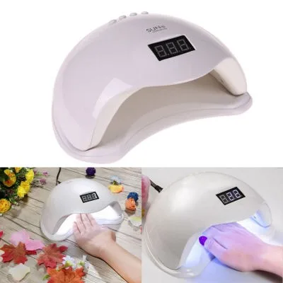 Lampa UV LED pentru unghii SUN5 48W cu senzor si afisaj digital [4]