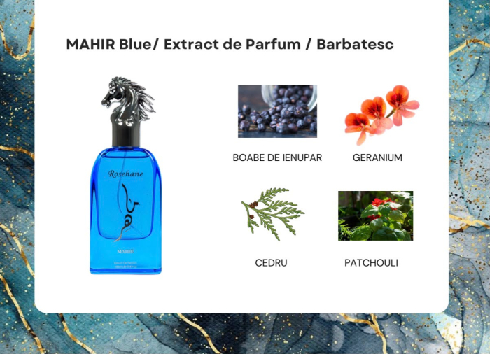 Mahir Blue – Extract de Parfum, Barbati, 100 ML – inspirat de Y Intense Yves Saint Laurent [4]