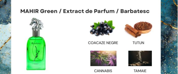 Mahir Green – Extract de Parfum, Barbati, 100 ML – inspirat de Black Powder Jusbox [4]