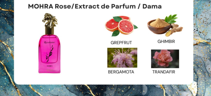Mohra Rose – Extract de Parfum, Unisex, 100 ML – inspirat de Symphony Louis Vuitton [4]