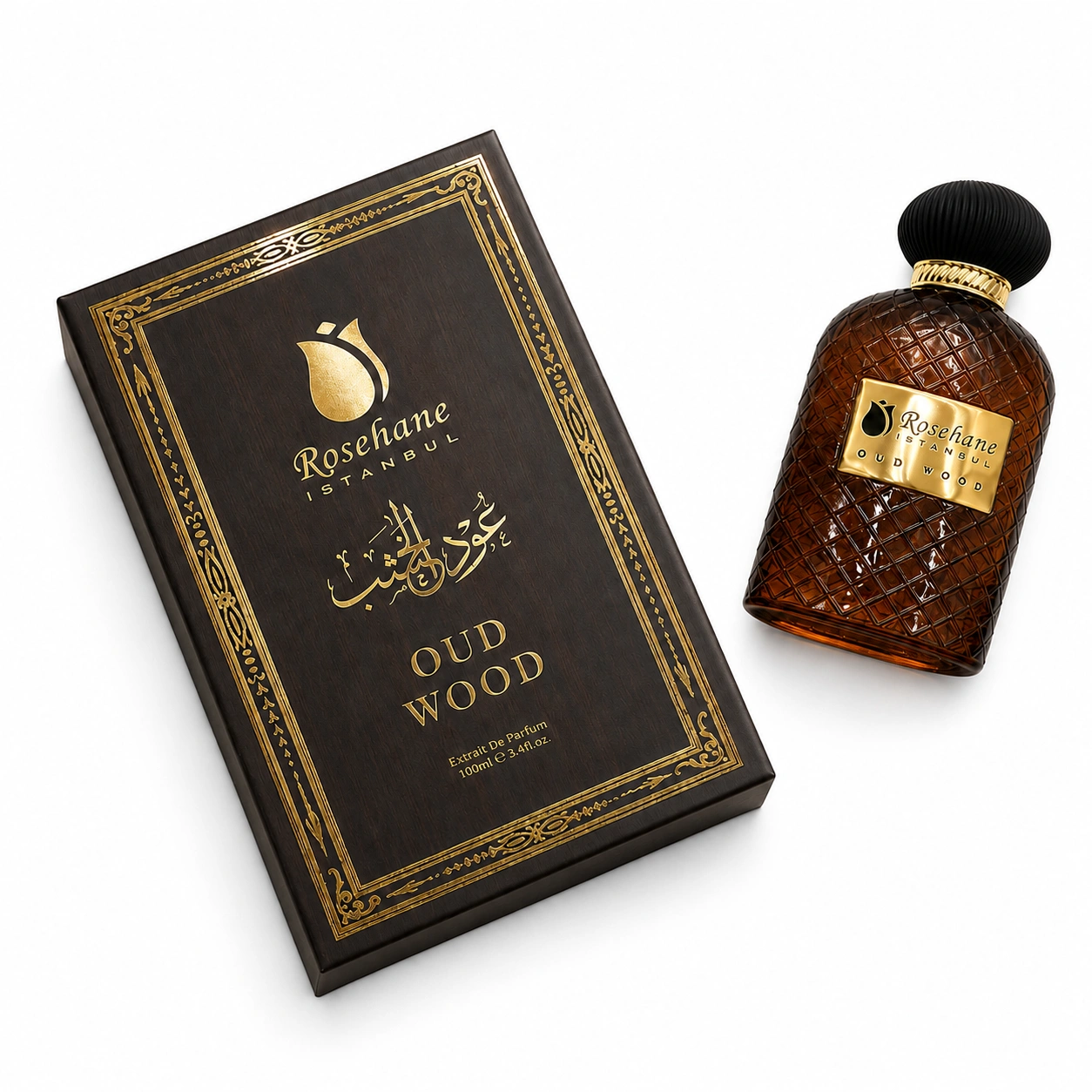 Oud Wood – Extract de Parfum, Unisex, 100 ML – inspirat de Ombre Leather by Tom Ford [3]