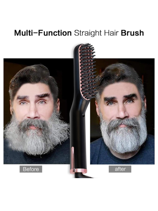 Perie termică electrică pentru îndreptat părul și barba – Multifuncțională, model profesional [3]