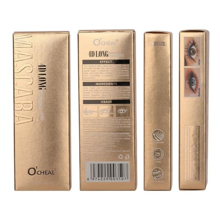 Rimel Negru Ocheal 4D Long Mascara Efect De Alungire si Volum Natural [4]