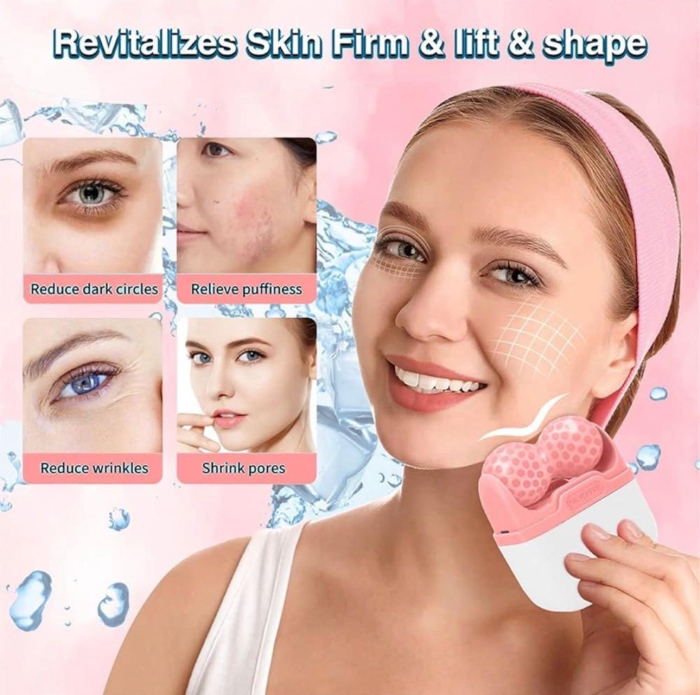 Rolă de Masaj Facial și Corporal cu Efect de Gheață (Ice Roller / Skin Gym) [2]