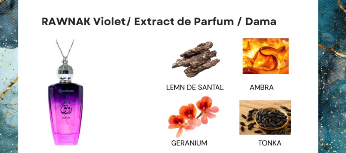 Rounak Violet – Extract de Parfum, Unisex, 160 ML – inspirat de L’air by Nina Ricci [4]