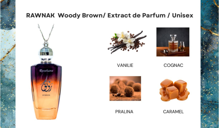 Rounak Woody – Extract de parfum, Unisex, 160 ML – inspirat de Bianco Latte & Khamra [4]
