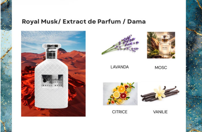 Royal Musk – Extract de Parfum, Rosehane, 100ml, Unisex – inspirat de Libre by Yves Saint Laurent [4]