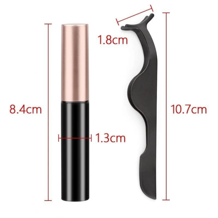 Set Gene False Magnetice – Aplicare Cu Eyeliner Magnetic, 3 Perechi în Set [3]