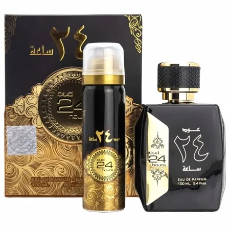 Set Oud 24 Hours, Ard Al Zaafaran, Apa de Parfum, Unisex – 100ml + Deo – 50ml [2]