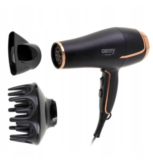 Uscător de Păr Camry Premium CR 2255, 2200W, Negru [3]
