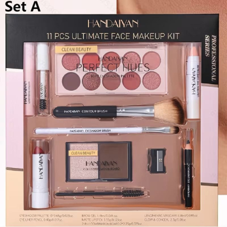 ACCESORII & MACHIAJ - Set machiaj complet pentru look perfect SET A