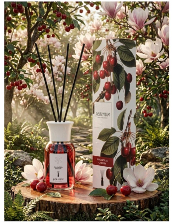 PARFUMURI DE CAMERA - Difuzor de Parfum cu Bețișoare PERMUN - Magnolia Cherry