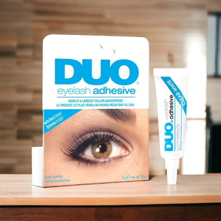 GENE & SPRANCENE - Adeziv pentru gene DUO – lipici transparent waterproof, uscare invizibilă