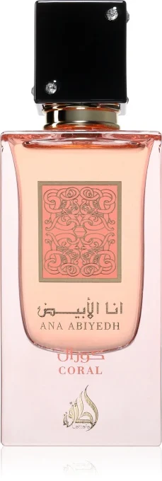 LATTAFA - Ana Abiyedh Coral Lattafa 60 ml, apa de parfum, unisex