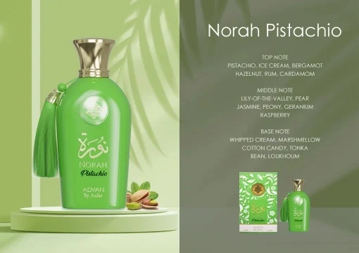 Apa de Parfum, Adyan,Norah Pistachio , dama, 100ML [2]