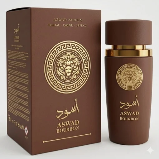 PARFUMURI - Apa de Parfum Aswad Bourbon, Al Fakhr Perfumes, Barbati - 100ml