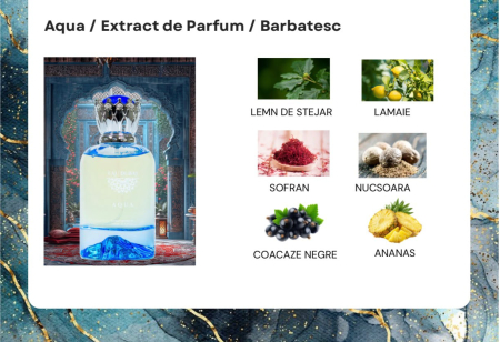 Aqua – Extract de Parfum, Barbati, 100 ML – inspirat de Creed Aventus mix Oud for Greatness [3]