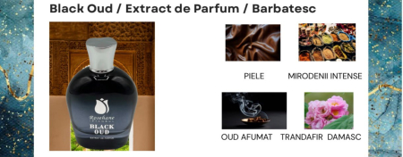 Black Oud – Extract de Parfum, Unisex, 100ML – inspirat de Oud Ispahan by Dior [3]