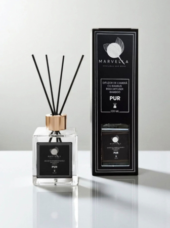 PARFUMURI DE CAMERA - Difuzor de Cameră cu Bambus Marvella - Pur (120 ml)