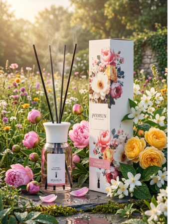 PARFUMURI DE CAMERA - Difuzor de Parfum cu Bețișoare PERMUN - Flower Bouquet