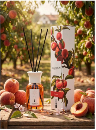 PARFUMURI DE CAMERA - Difuzor de Parfum cu Bețișoare PERMUN - Peach