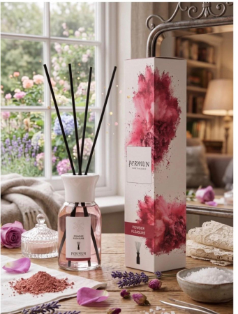 PARFUMURI DE CAMERA - Difuzor de Parfum cu Bețișoare PERMUN - Powder Pleasure