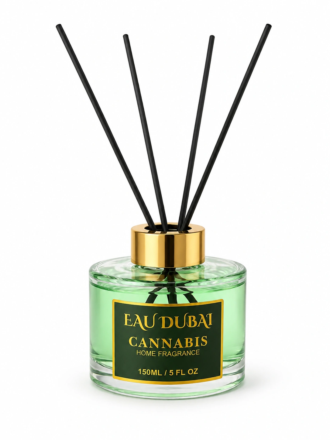 Difuzor de parfum pentru cameră, Cannabis, Difuzor cu bețișoare, 150 ml [1]