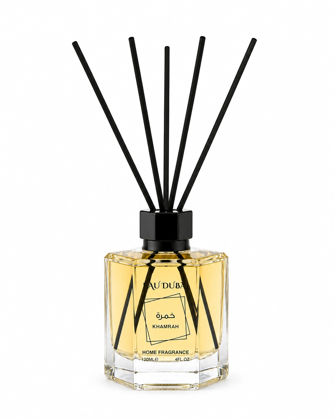 Difuzor de parfum pentru cameră, Khamrah, Difuzor cu bețișoare, 120 ml [1]
