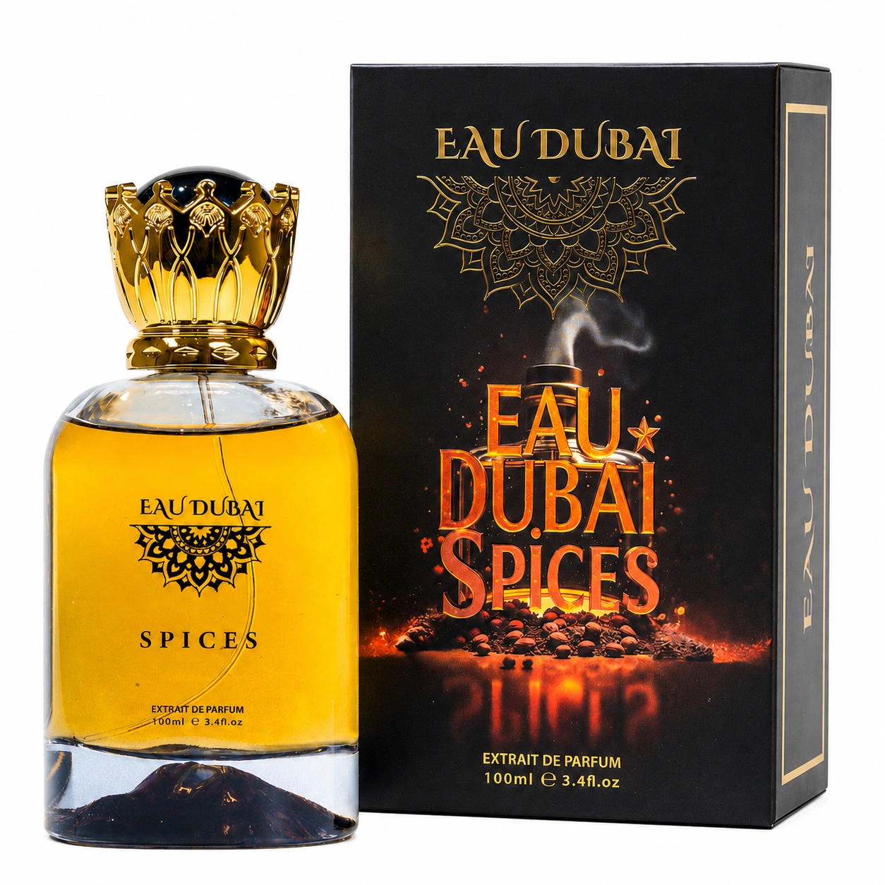 Dubai Spices – Extract de parfum, Unisex, 100 ML – inspirat de Sauvage Elixir by Dior [1]