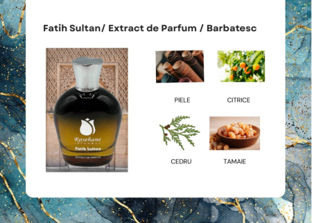 Fatih Sultan – Extract de Parfum, Rosehane, 100ml, Unisex – inspirat de Fahrenheit 911 by Dior [3]