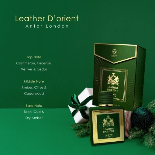 LEATHER D'ORIENT by ANFAR LONDON, extract de parfum, barbati, 115ML [2]