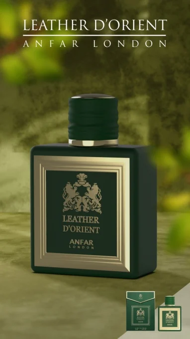 LEATHER D'ORIENT by ANFAR LONDON, extract de parfum, barbati, 115ML [3]