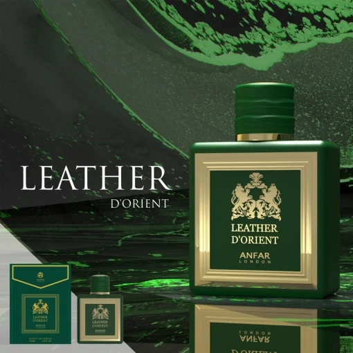 LEATHER D'ORIENT by ANFAR LONDON, extract de parfum, barbati, 115ML [4]