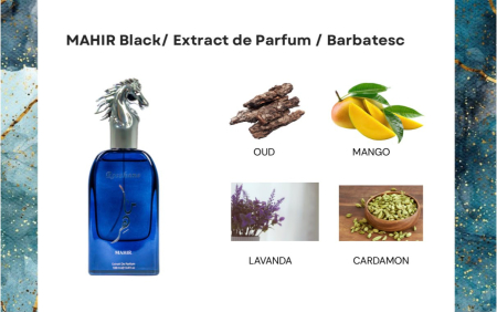 Mahir Black – Extract de Parfum, Rosehane, 100ml, Bărbați – inspirat de Ambassador by Gisada [3]