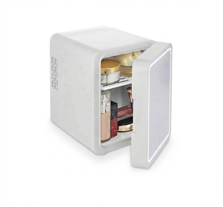 BEAUTY & CARE - Mini Frigider pentru Cosmetice și Machiaj, 4L, cu Oglindă LED