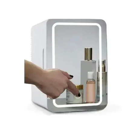 Mini Frigider pentru Cosmetice și Machiaj, 4L, cu Oglindă LED [3]