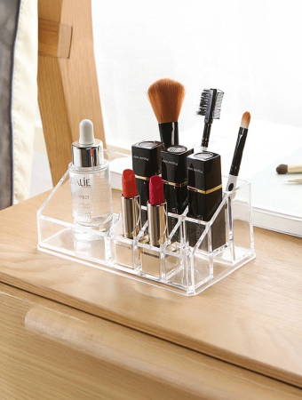 ACCESORII & MACHIAJ - Organizator Cosmetic Transparenț din Acril Premium