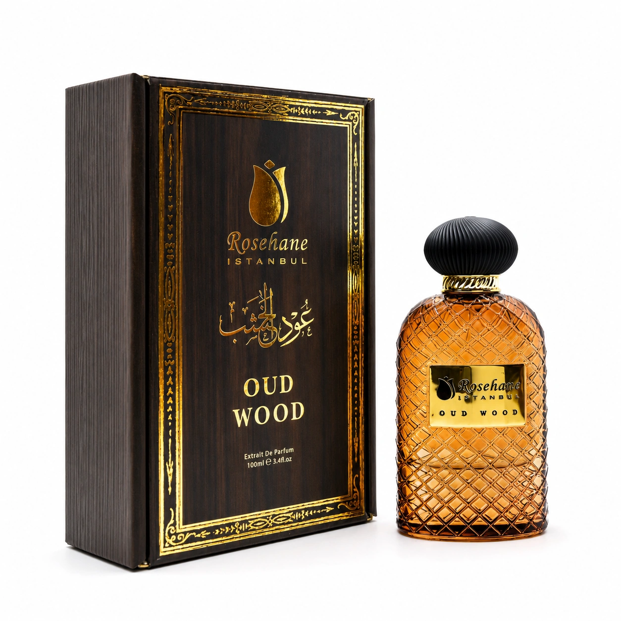 Oud Wood – Extract de Parfum, Unisex, 100 ML – inspirat de Ombre Leather by Tom Ford [1]