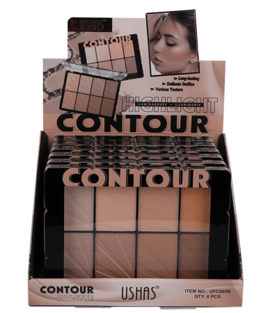Paleta Contur si Iluminator Profesionala Ushas 8 Nuante [1]