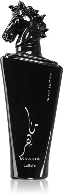 PENTRU EL - Parfum arabesc Maahir Black Edition, Lattafa, apa de parfum 100 ml, barbat