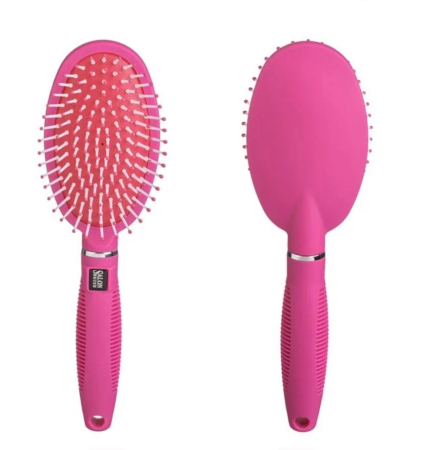 HAIR STYLE - Perie pentru Par de Plastic Fucşia