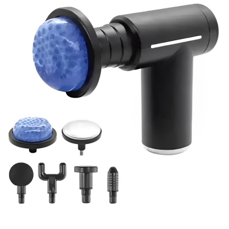 WELLNESS & MASAJ - Pistol de Masaj Muscular Profesional cu Terapie prin Compresie