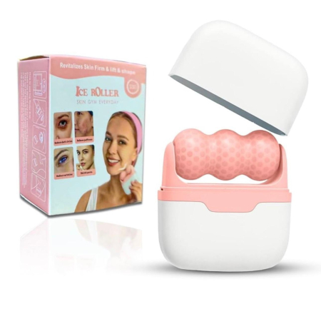 Rolă de Masaj Facial și Corporal cu Efect de Gheață (Ice Roller / Skin Gym)
