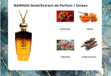 Rounak Gold – Extract de parfum, Unisex, 160 ML – inspirat de Angel by Thierry Mugler [3]